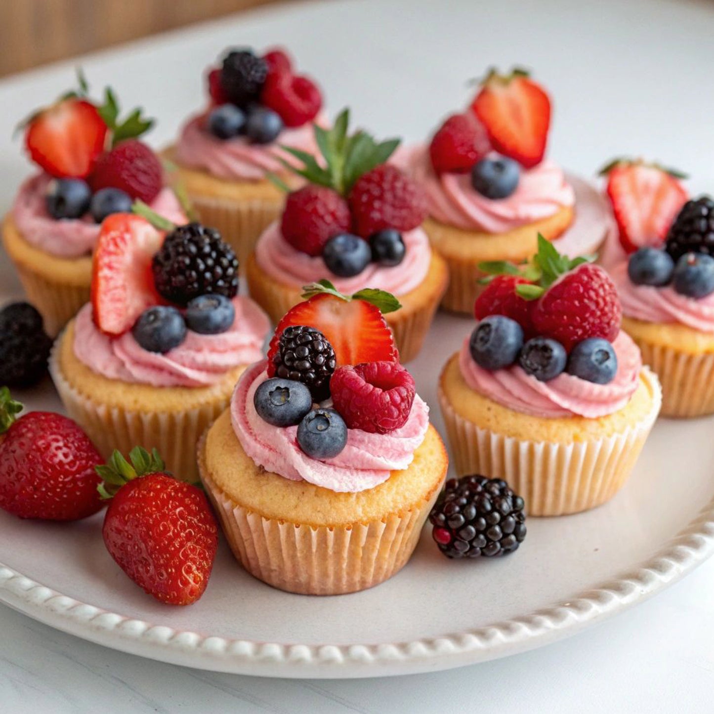 Cud Berry Cupcake