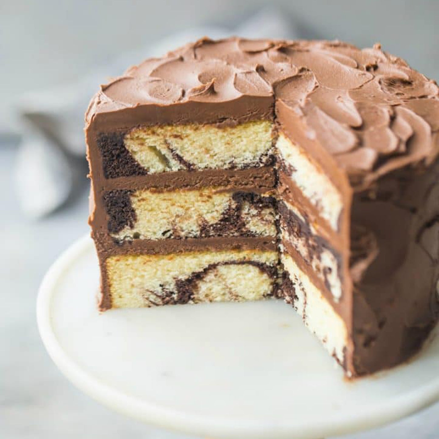 Creamy Marble Cake