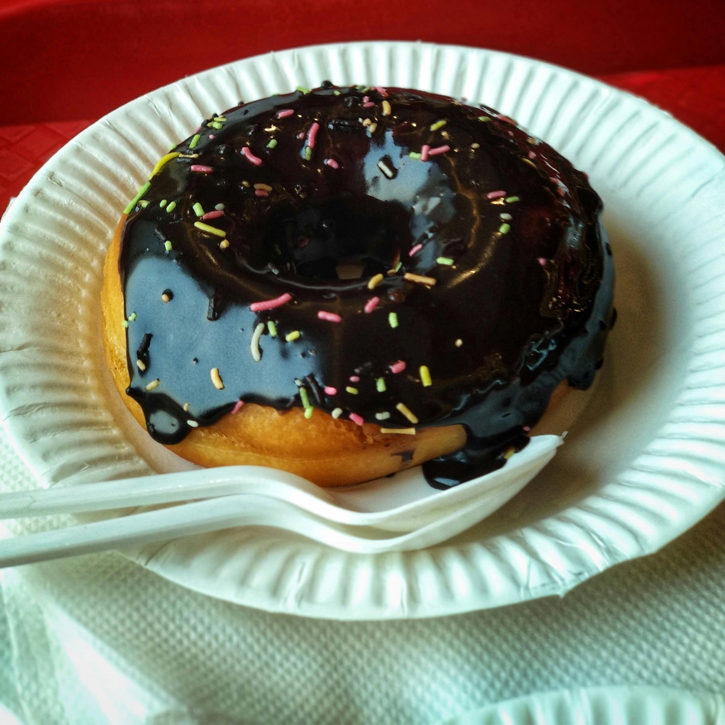 Chocolate Sprinkle Donuts