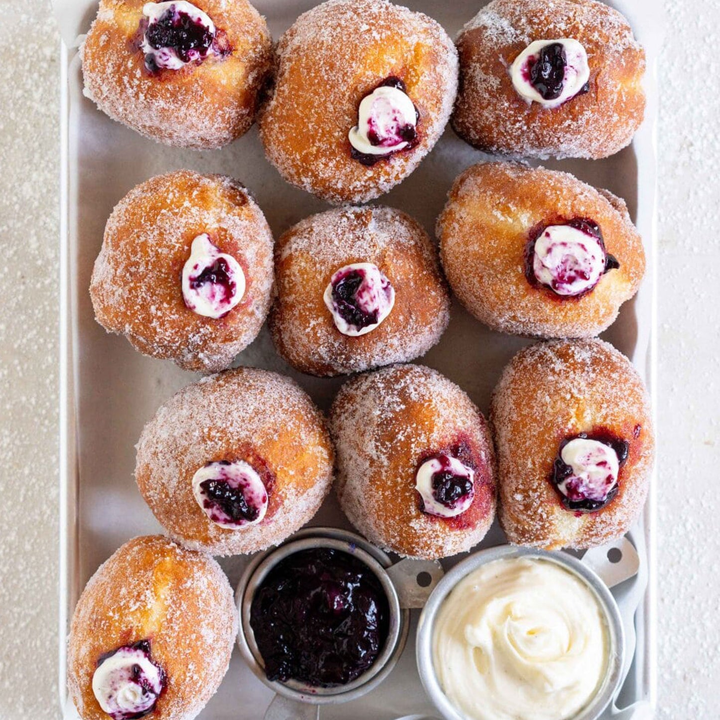 Blueberry Cheesecake Donuts
