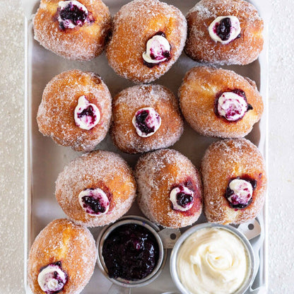 Blueberry Cheesecake Donuts