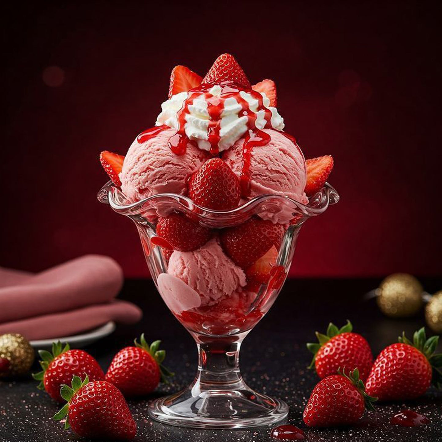 Strawberry Sundae Cup