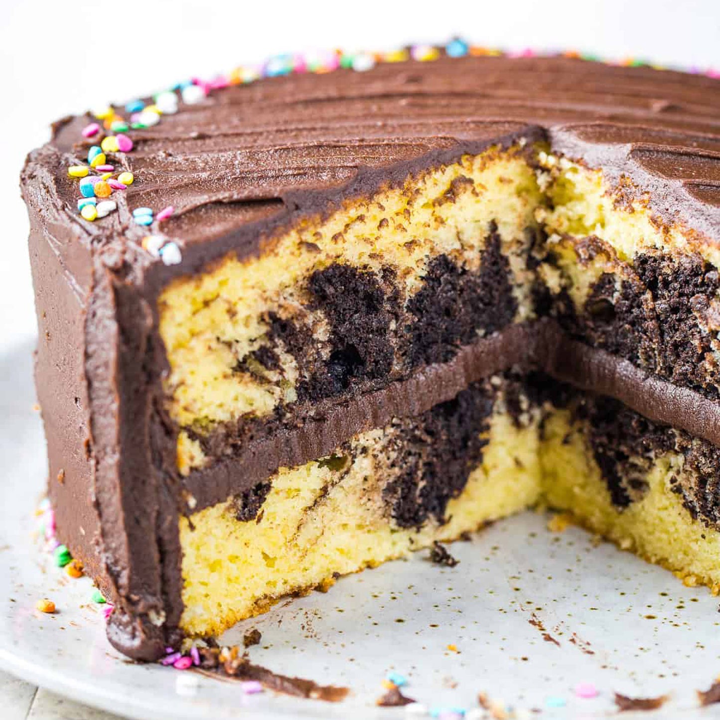Creamy Marble Cake