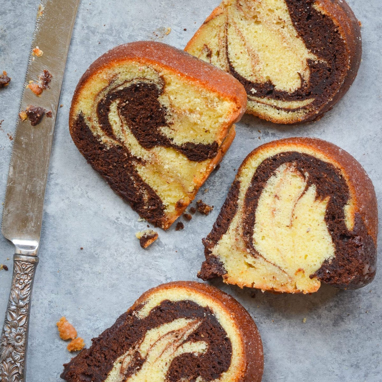 Marble Tray Cake